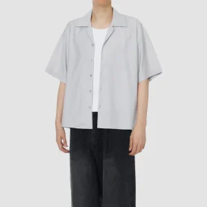 ONECE Cropped Short Sleeves Shirt / 4 Colors