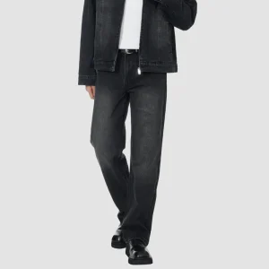 ONECE Straight Fit Washed Dark Denim 36